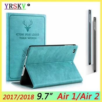 

New Case For iPad 9.7 inch 2017/2018, Smart sleep wake for iPad 5th,6th generation Case.for iPad Air 1 2 Case Cover