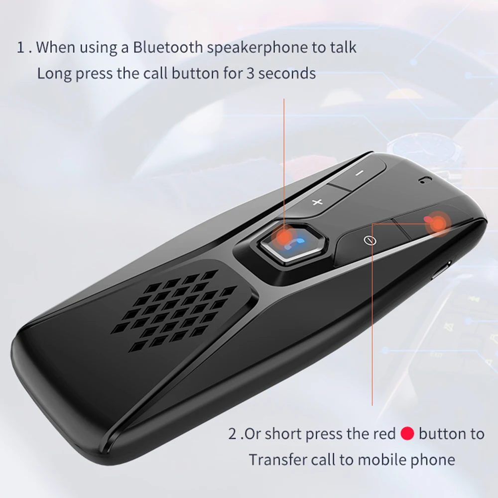 Автомобильный комплект VR robot Bluetooth 5 0 MP3 музыкальный плеер многоточечный динамик