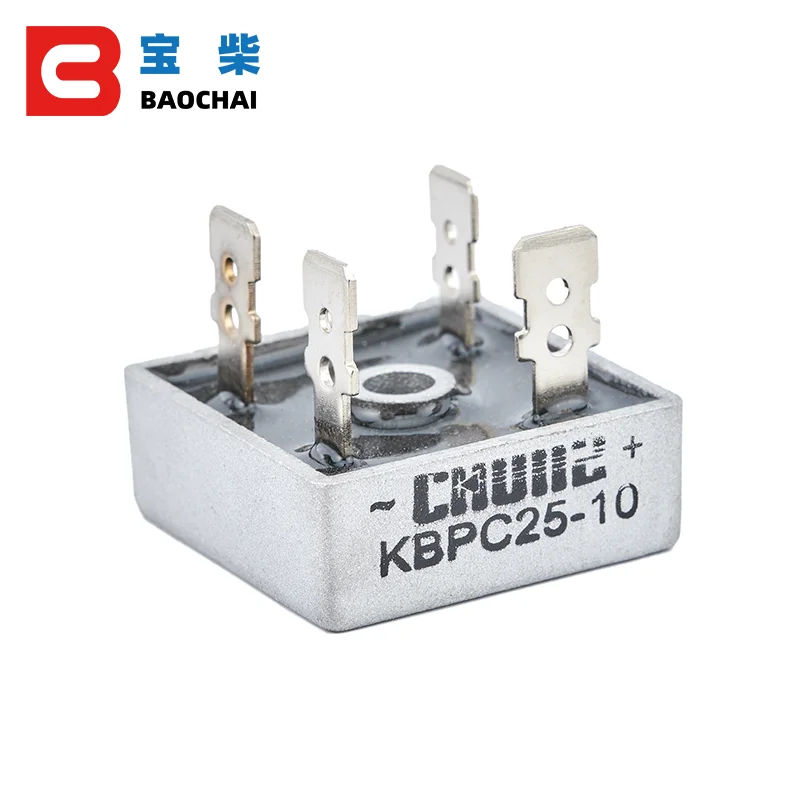 eDealMax Ming KBPC2510 energía Para componente de 1000V 25A Puente rectificador eDealMax Ming KBPC2510 energía Para componente de 1000V 25A Puente rectificador