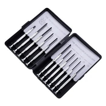 

11Pcs/set Mini Screwdrivers Set Metal Material For Precise Devices Watch Phone Repaired Screwedrivers Tools With Box