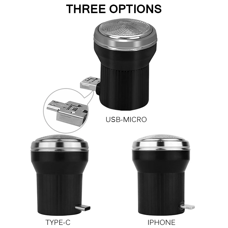 Телефонная бритва, бритва для бритья, сотовый USB, подключение телефона, внешний телефон, портативная бритва, мини бритва, сплав, чистка, мини, для путешествий