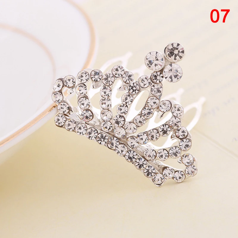 Mini Tiara Hair Clips Princess Crown Comb Costume Accessories for Princess Party Girls Children H9 hair comb,hair accessory,hair clip,hair headdress,hair band crown