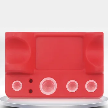 

Tattoo Ink Pigment Cup Holder Square Silicone Embroidery Paint Caps Stand Microblading Pen Rack Eyebrow Makeup Machine