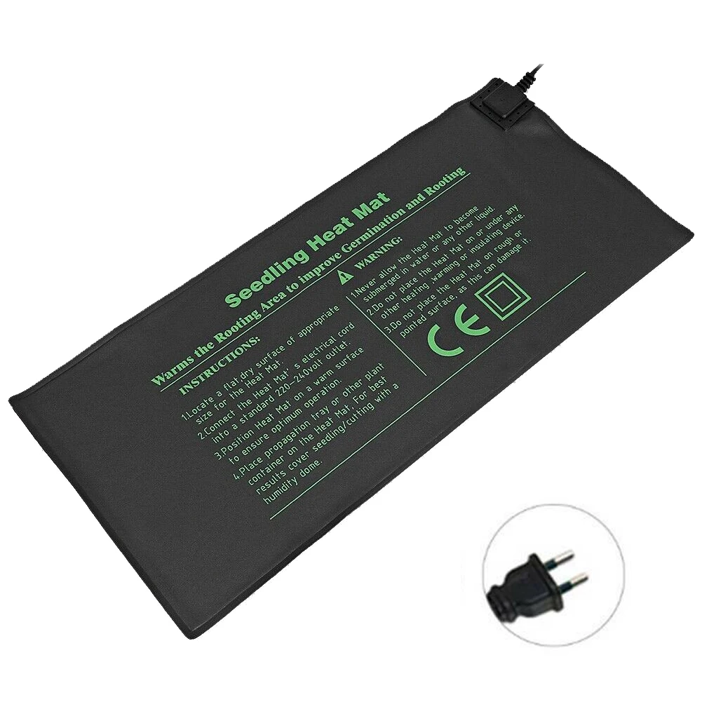 US/EU Seedling Heat Mat Plant Seed Germination Propagation Clone Starter Pad Vegetable Flower Garden Tools Supplies Greenhouse