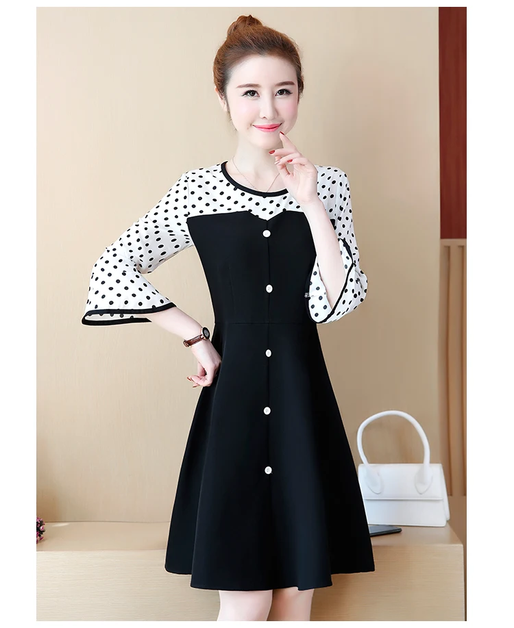 Женское платье больших размеров L-5XL блузки blusas fat XXL XXXL 3XL XXXXL 4XL женские офисные деловые Свободные повседневные платья для женщин