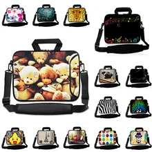 Противоударный 17 дюймов Сумка для ноутбука 10,1 12 13,3 14,1 15 17,3 чехол на плечо для компьютера 15,6 ноутбук Chromebook сумка-мессенджер