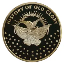 Betsy Ross флаг памятная монета сувенир вызов коллекционные монеты коллекция Искусство ремесло подарок Q9QA