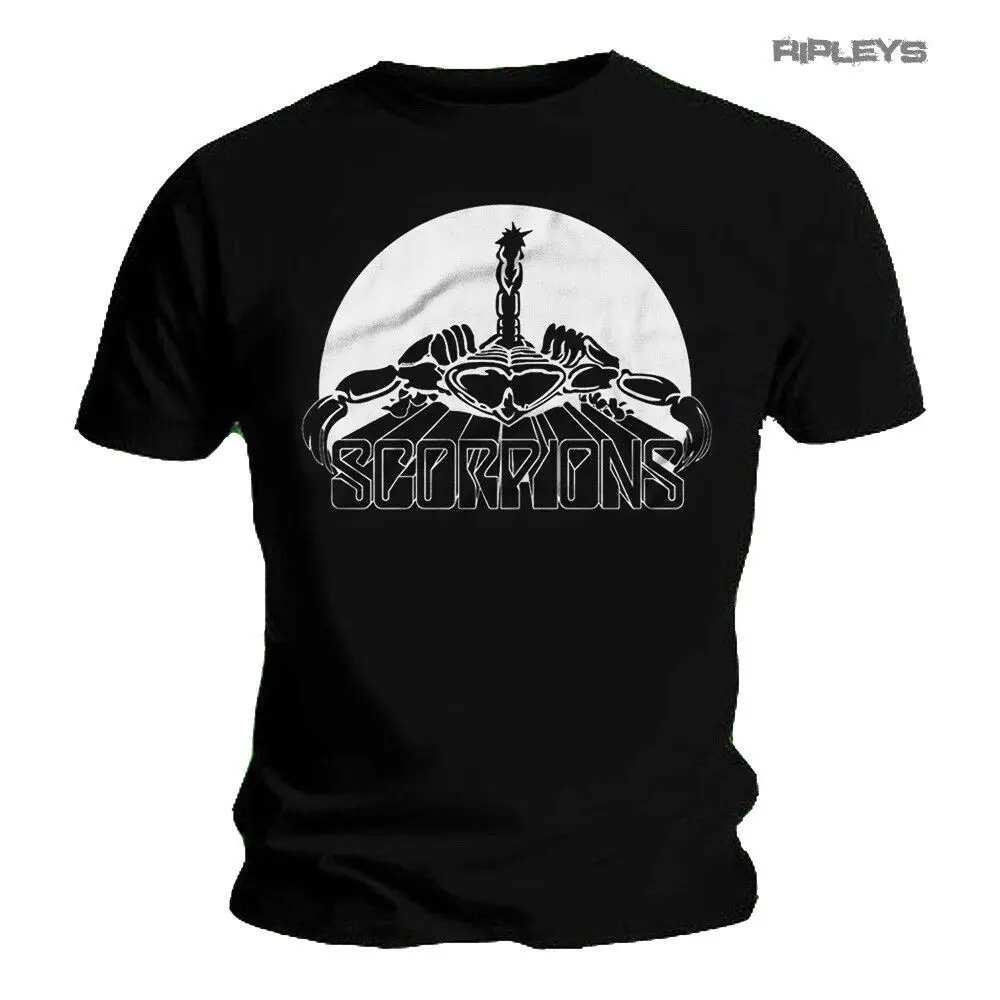 

T Shirt Scorpions Heavy Metal Classic Logo Scorpion Printed Tee Size S-3Xl