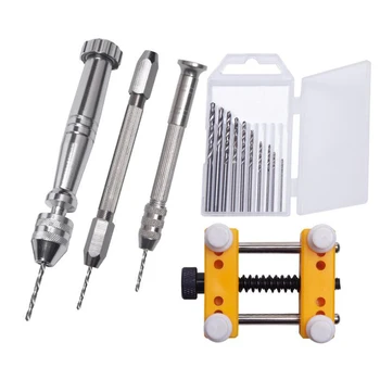 

1 Set Hand Drill Fixed Holder Jewelry Tools Kit Pin Vise for Resin Casting Molds