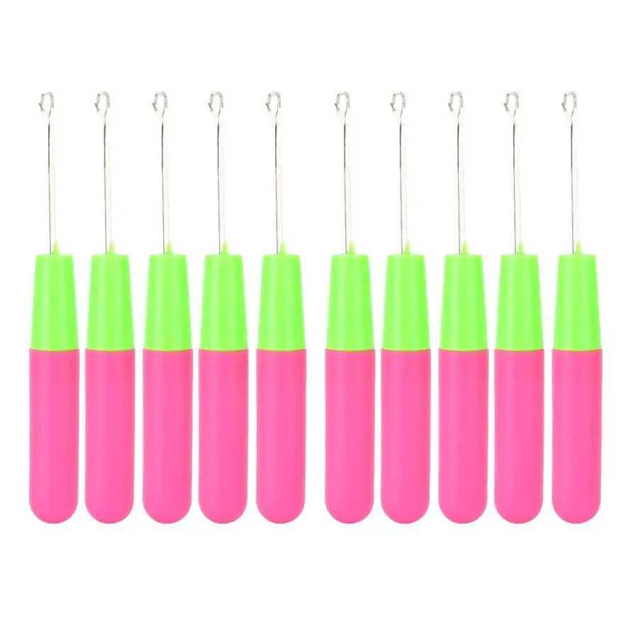 

10pcs Crochet Braid Needle Dreadlock Needle Hair Extension Threader Hair Crochet Needles