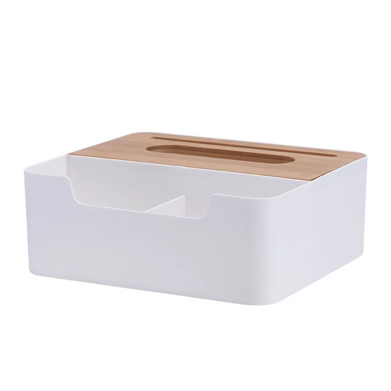 Details about   Tissue Box Dispenser Paper Storage Holder Napkin Case Organizer Wooden Cover 