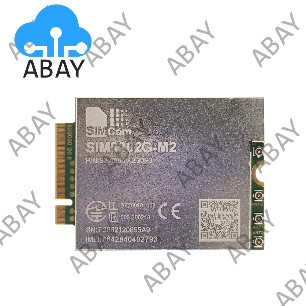 SIMCOM SIM8202G-M2 Adopts M.2 Form Factor 5G NR/LTE-FDD/LTE-TDD/HSPA+ Module |
