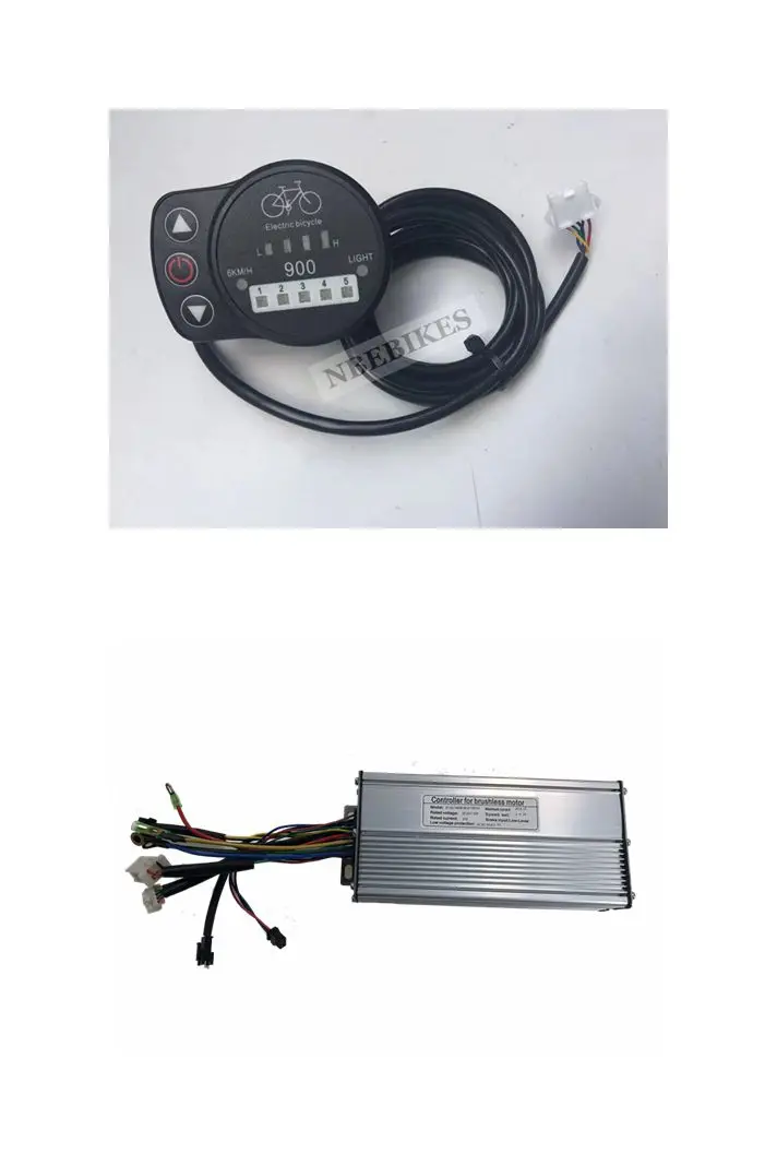 36 V/48 V 1500W 40A мотор-контроллер постоянного тока без щетки контроллер электровелосипеда+ KT-LCD8H Цвет Дисплей один комплект, используется для 1500 W-2000 W, фара для электровелосипеда в комплекте - Цвет: 40A-LED900