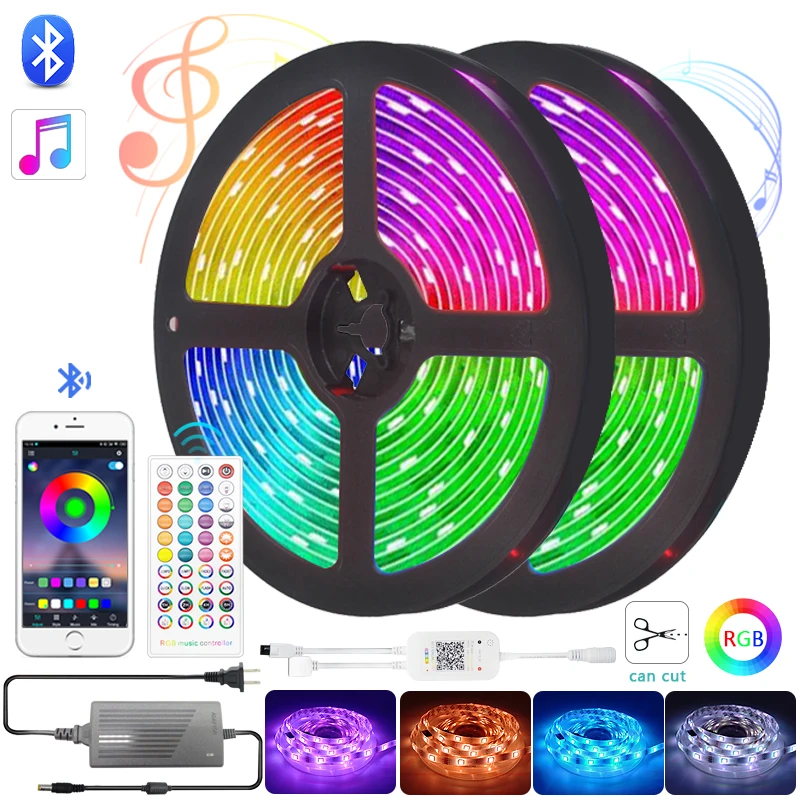 Цветная (RGB) светодиодных ламп полосы музыкальной синхронизации Цвет изменение SMD