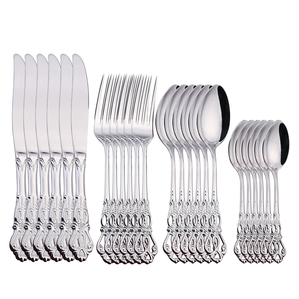 24pcs silver