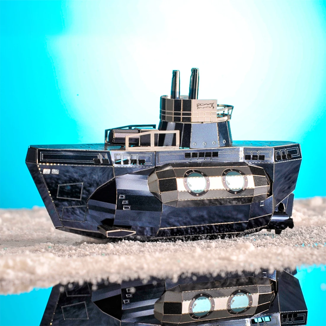 

Microworld Submarine Model 3D DIY Handmade Jigsaw Metal Assembly Model Toy Kit For 14+