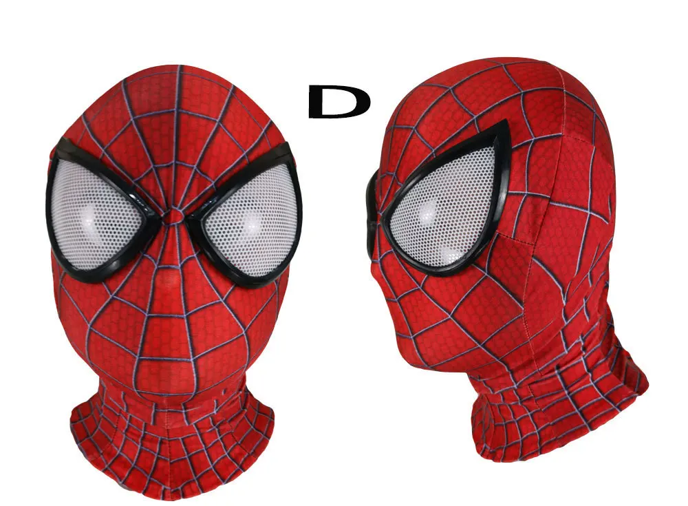 Spiderman Hood Mask Cosplay Prop Far From Home Peter Parker Mask Lenses Superhero Spider-Man Headgear