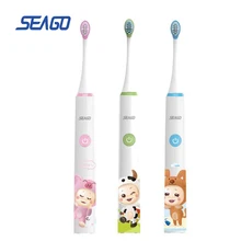 SG-SK2 электрическая зубная щетка Детская безопасная батарея Автоматическая Ультразвуковая Водонепроницаемая зубная щетка utomatic зубная щетка детский подарок
