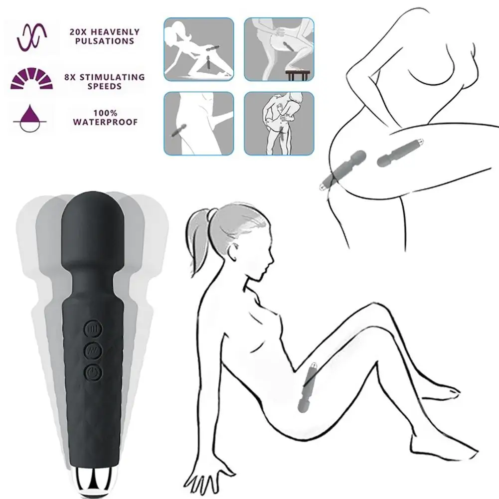 Movconly Therapeutic Wand Tool for Women Body Relief Mini Waterproof Rechargeable Personal Travel Multispeed Wireless Vibrator Movconly Therapeutic Wand Tool for Women Body Relief Mini Waterproof Rechargeable Personal Travel Multispeed Wireless Vibrator