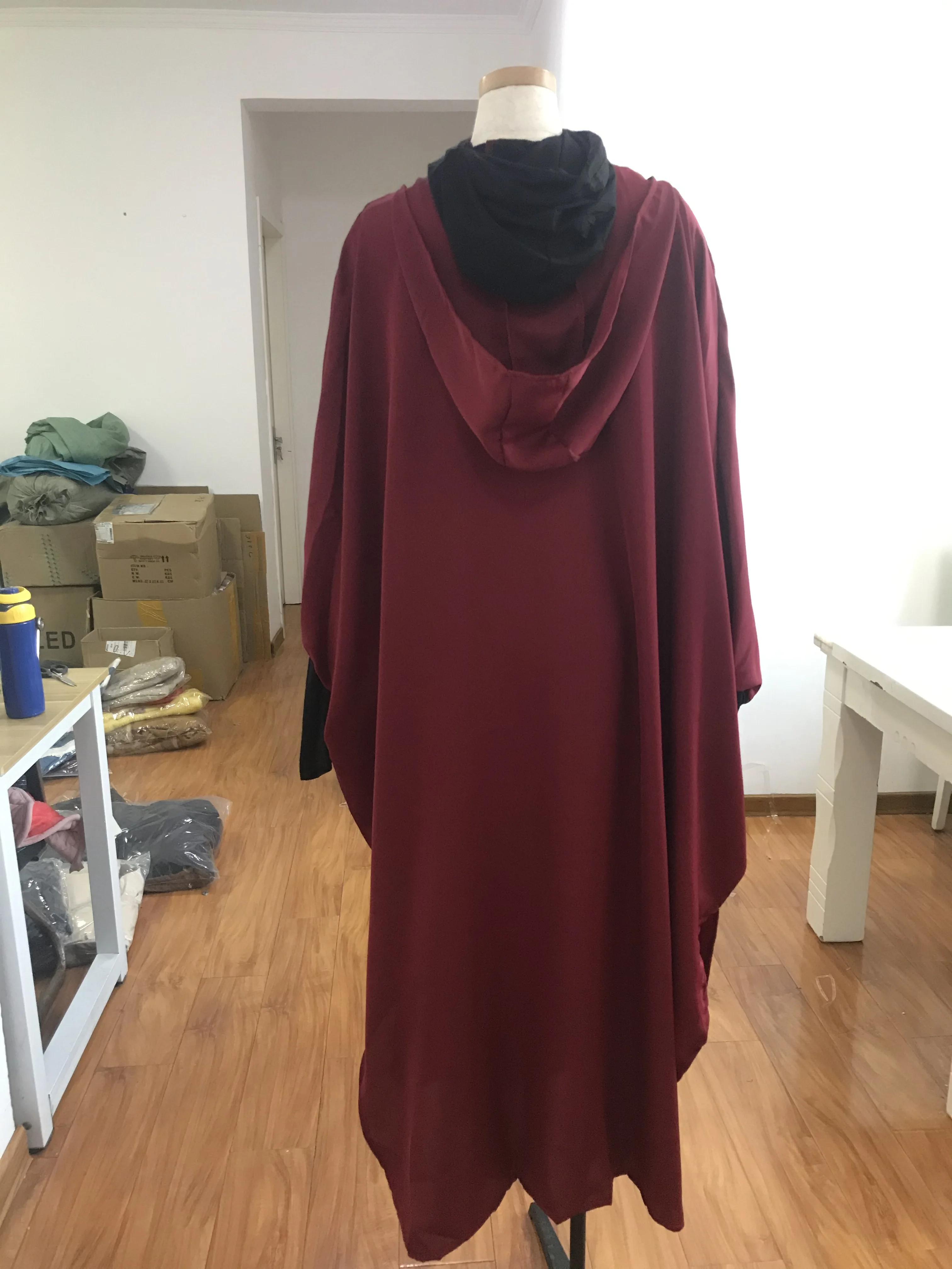 de Oração, Khimar Longo, Encapuzado, Cobertura Completa,