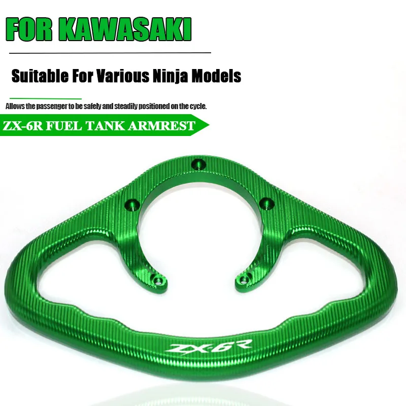 

For KAWASAKI ZX-6R ZX6R ZX 6R 2000-2012 Motorcycle Accessories CNC Passenger Handgrips Hand Grip Tank Grab Bar