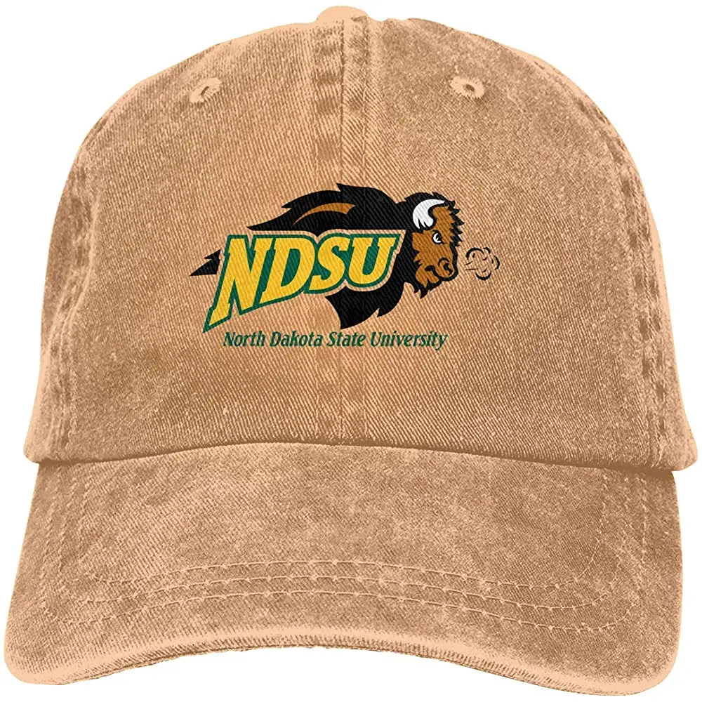Bison Pride NDSU Мужская и Женская Ретро ковбойская шляпа Регулируемая ковбойская шляпа бейсболка натуральная