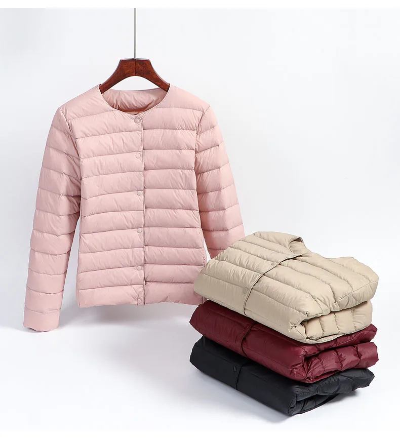 Doudoune oversize pour femme avec col montant