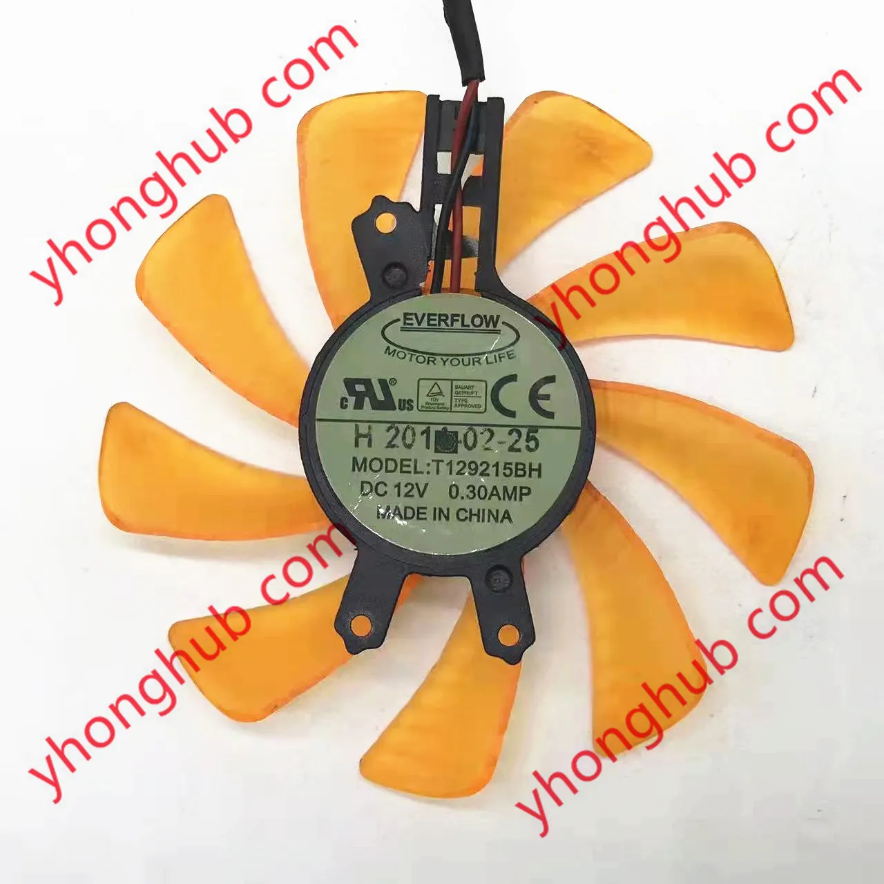 Ventilador de Refrigeração do Servidor de Fios da C.c. 12v 0.30a de Everflow T129215bh