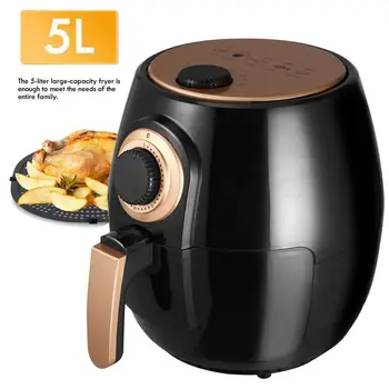 

1 Set Deep Fryer Large Capacity Multipurpose Practical Household Cooking Tool Deep Fat Fryer Crisp Air Fryer Home