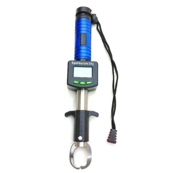 

25Kg/55Lb Scale Digital Fishing Grip Stainless Steel Fish Lip Gripper Grabber Abs Electronic Portable Weighing Weight