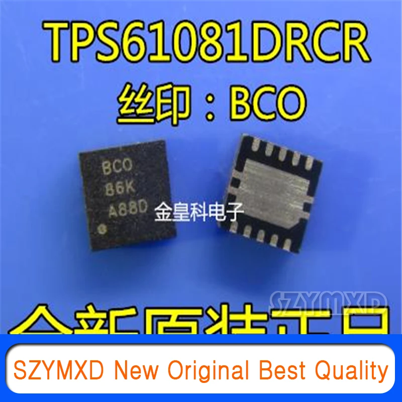 5 шт./лот новый оригинальный импортный TPS61081DRCR TPS61081 QFN10 шелкография: BCO в наличии |