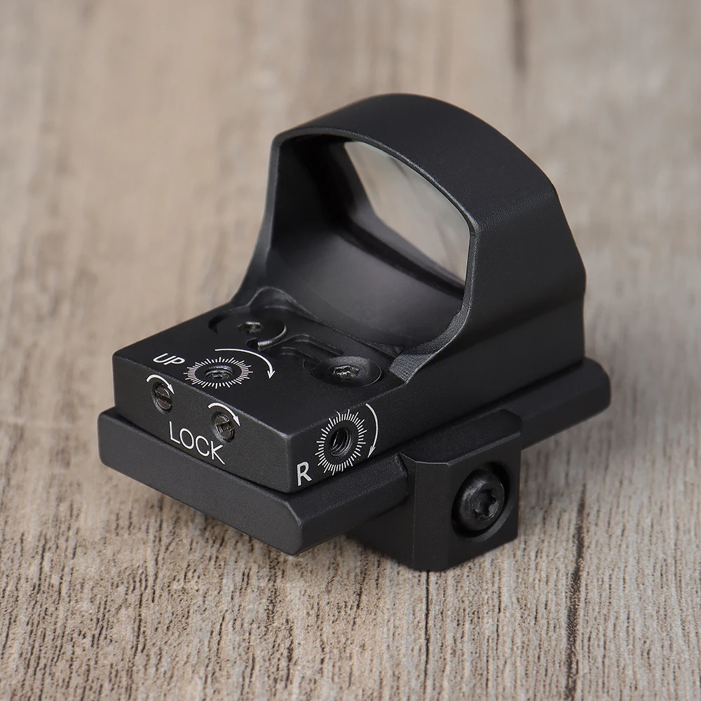 PPT красный точечный прицел Airgun Riflescope страйкбол 3MOA микро точка с рефлекторным креплением для прицела подходит 1911 G17 в охотничьей оптике HS2-0129