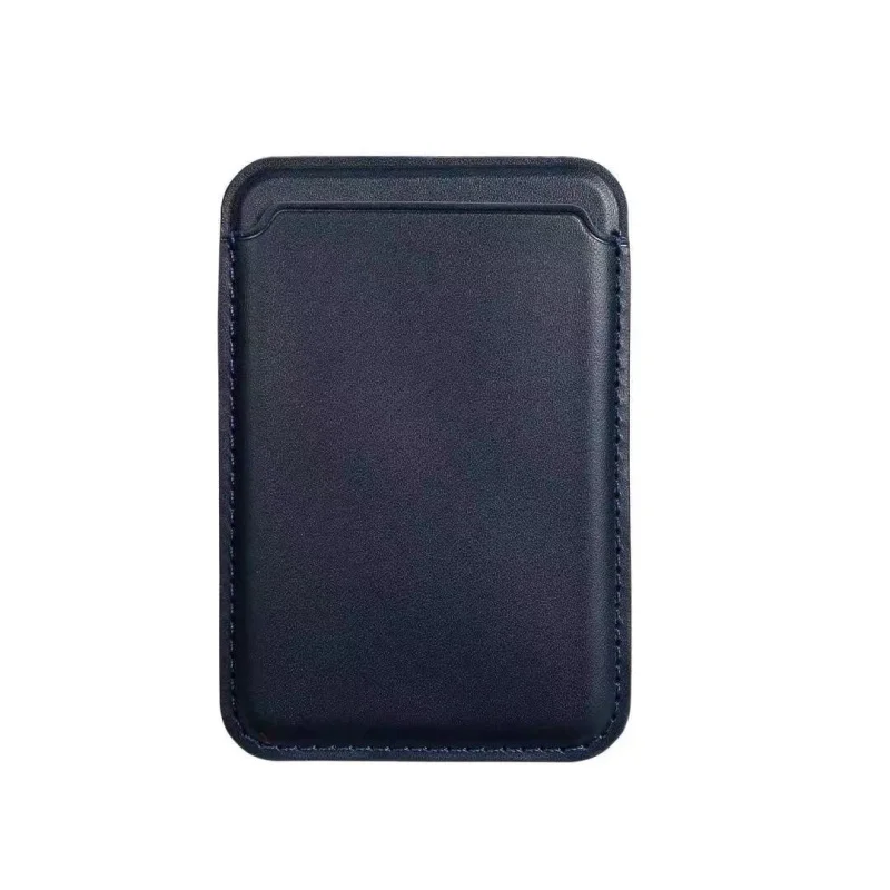 Genuine Leather Magsafe Card Case For iPhone 12 Pro Max Mini Magsafing Magnetic Fashion Wallet Card Package Holder  (3)