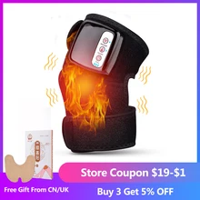 Дальнее инфракрасное Отопление терапия вибрирующий массажер суставы колена плечо локоть физиотерапия массаж артрит восстановление боли