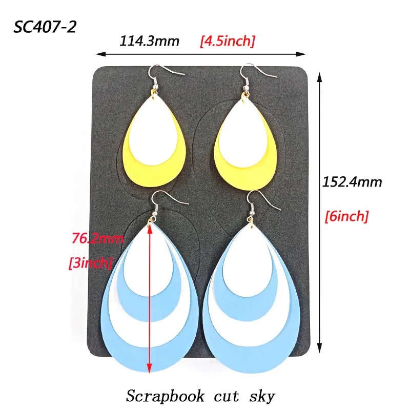 Earring-SC407 скрапбукинга срезанное небо и стальные деревянные штампы совместимы с большинством машин