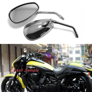 

For Honda Shadow Aero 750 2005 2006 Motorcycle Rearview Mirrors Plastic shell Thread side mirrors