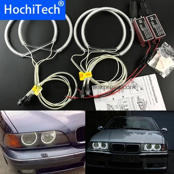 

HochiTech For BMW E36 E38 E39 E46 3 5 7 Series Xenon Headlight WHITE 6000K CCFL Headlight Halo Angel Eyes Kit angel eyes light