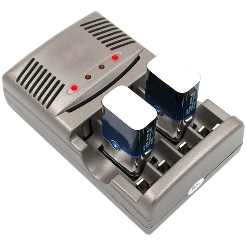 Умное зарядное устройство для аккумуляторов Aa Aaa никель металлогидридных 9V 6F22 + 2