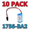 10 PACK New Original 1756-BA2 PLC Controller 3V Battery Lithium Batteries With Plug (Fresh Date) 1