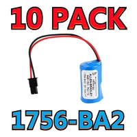10 PACK New Original 1756-BA2 PLC Controller 3V Battery Lithium Batteries With Plug (Fresh Date) 1