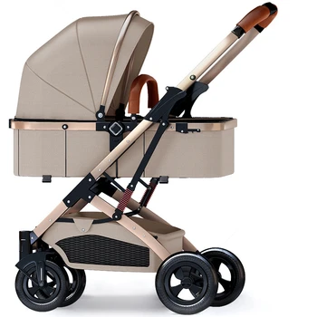 

6.9Kg Adjustable Luxury Baby Stroller 3 in 1 Portable High Landscape Luxury Stroller Hot Mom Pink Stroller Travel Pram Pushchair