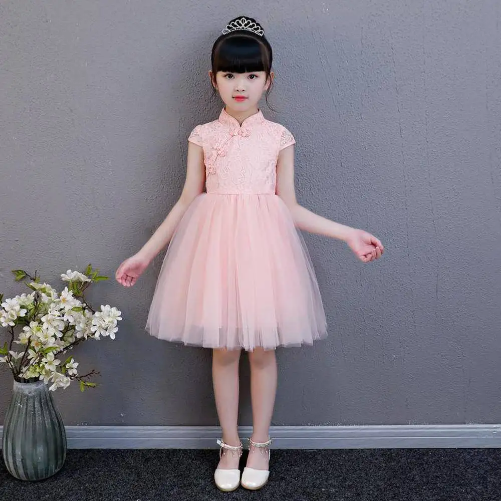 red white flower girl dresses