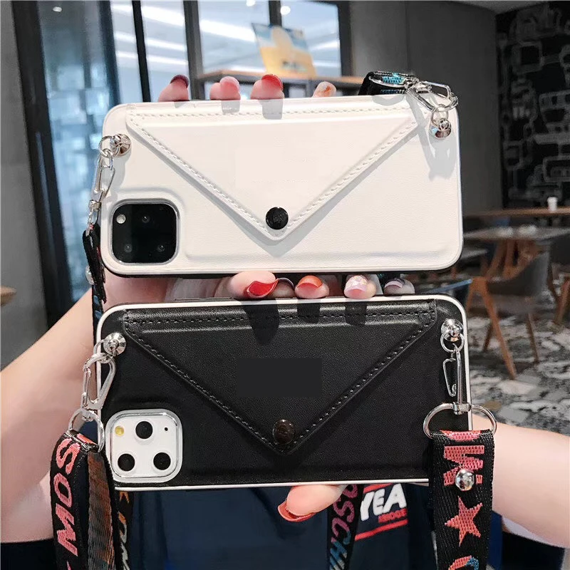 Роскошный тонкий кожаный чехол для телефона iPhone 6 6S 7 8 Plus X XS MAX XR 11 Pro max бумажник