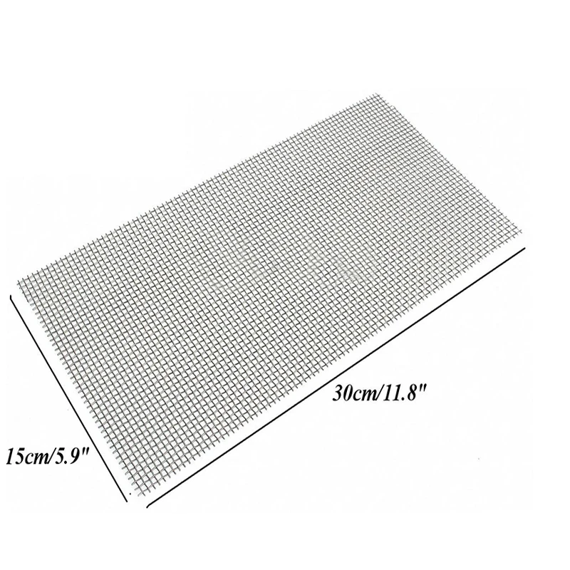 1pcs 15x30cm 5-40 mesh Stainless Steel Filter Sheet
