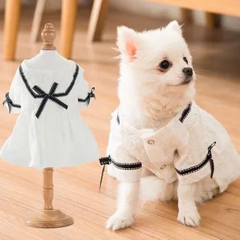 

Summer Lace Pet Clothes Dress Thin Cat Dog Dress Dog Vest Cute Puppy Cat Dress Thin Cotton Pet Dress Clothing Chihuahua 2020