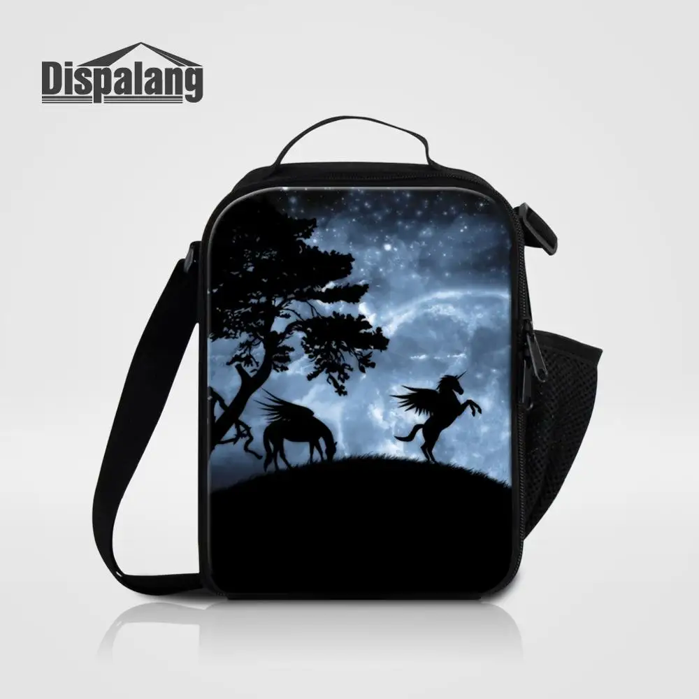 Lunch Bag18 Животные лошадь Печать термоизолированные сумки для обедов индивидуальный дизайн школы еда сумка-холодильник для студентов детей мальчик Пикник Ланчбокс - Цвет: Lunch Bag18