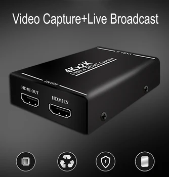 

4K USB 3.0 HDMI Game Video Capture Card For YOUTUBE OBS VLC Live Streaming 1080P Video Recording Box Converter for XBOX One PS4