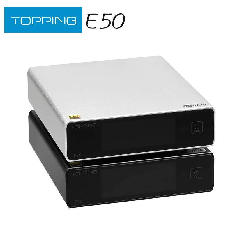 Декодер TOPPING E50 MQA ES9068AS 32 бит/768 кГц DSD512 DAC с дистанционным управлением Лучший для L50