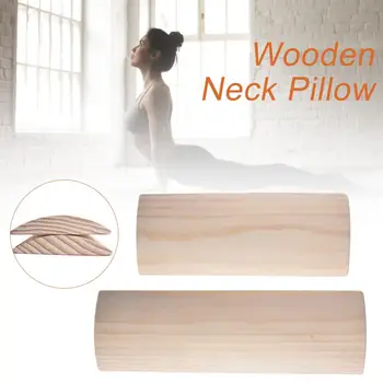 

Wooden Neck Pillow Yoga Massage Pillow For Shoulder Pain Relief Relaxation Back Legs Wooden Pillow Yoga Supplies