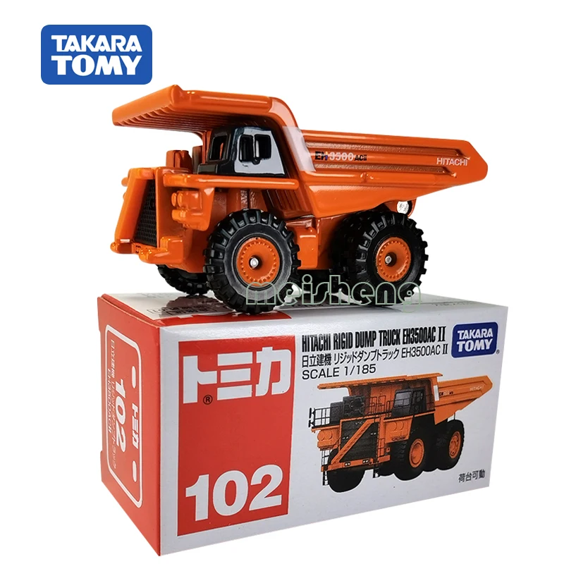 TAKARA TOMY TOMICA Scale 1/185 Hitachi Rigid Dump Truck EH3500AC II Alloy Diecast Metal Car Model Vehicle Toys Collections | Игрушки и